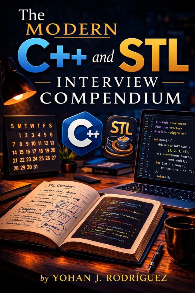 Cover of The Modern C++ and STL Interview Compendium