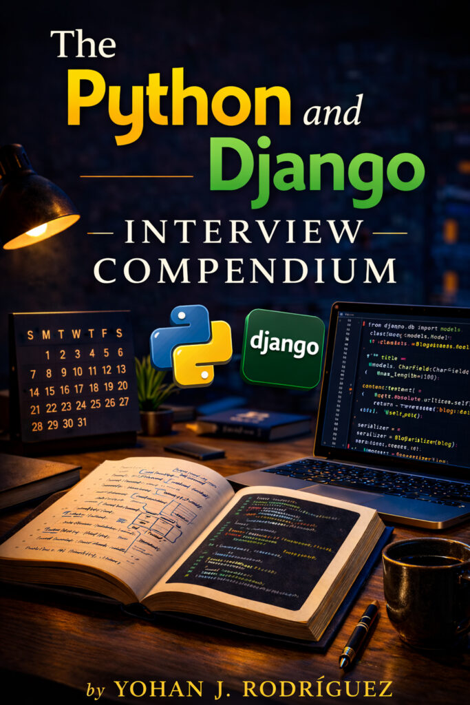 Cover of The Python and Django Interview Compendium